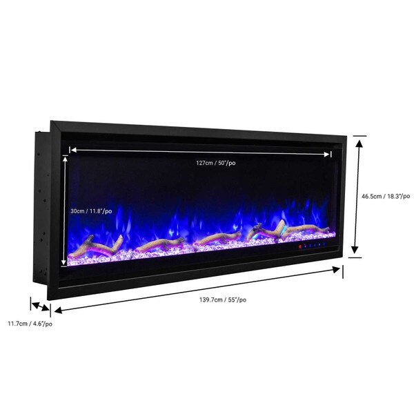 Kennedy II 50" Electric Fireplace